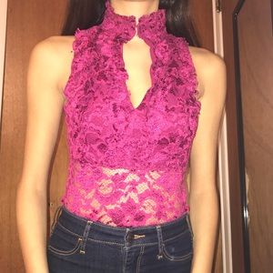Arden B Lace Top